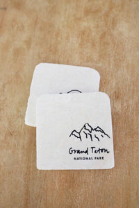 Grand Teton Wyoming National Park Coaster Set/ National Park gift/ national park home decor/ stone coasters/ custom coasters/ drink coasters