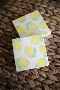 Lemon Marble Coasters