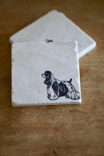 Cocker Spaniel Coasters/Cocker Spaniel Dog Gift/Marble Coaster/Marble Coasters/Stone Coasters/ Dog Gift/Stone Coaster/Tile Coaster