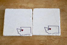 Washington State Marble Coasters