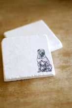 Shar Pei Marble Coasters: Dog Lover Gift