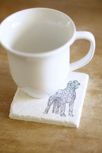 Irish Wolfhound Marble Coasters