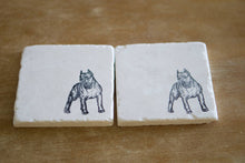 American Staffordshire Terrier Marble Coasters