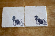 Cocker Spaniel Coasters/Cocker Spaniel Dog Gift/Marble Coaster/Marble Coasters/Stone Coasters/ Dog Gift/Stone Coaster/Tile Coaster