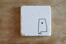 Alabama Love Marble Coasters