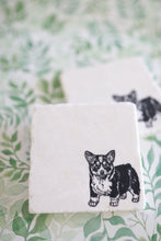 Corgi Dog Marble Coasters/ Corgi dog gift for corgi mom