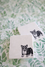 Corgi Dog Marble Coasters/ Corgi dog gift for corgi mom