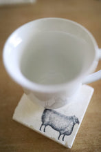 Vintage Sheep Sheep Marble Coasters