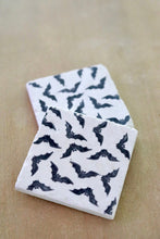 Halloween Bats Marble Coasters