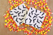 Halloween Bats Marble Coasters