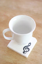 Trebel Clef Music Note Marble Coasters