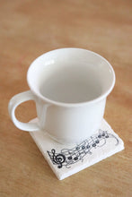 Sheet Music Note Marble Coasters