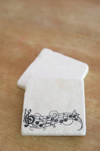 Sheet Music Note Marble Coasters