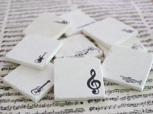 Saxophone marble coasters