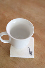 Saxophone marble coasters
