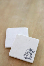 Goat Farm Animal Marble Coasters
