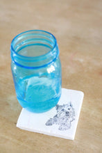 Westie Marble Coaster Set