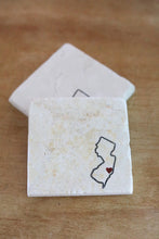 New Jersey Marble Coaster Set