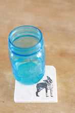 Boston Terrier Marble Coaster Set
