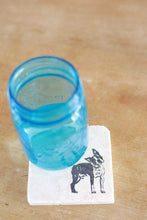 Boston Terrier Marble Coaster Set