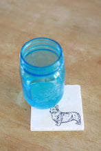 Welsh Corgi Marble Coasters