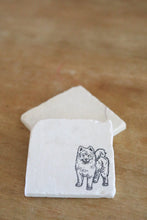 Samoyed Marble Coasters Set