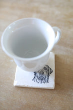 Lab Dog Marble Coaster Set