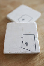 Arizona Cactus Marble Coasters