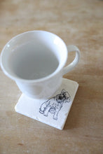 Schnauzer Puppy Marble Coasters