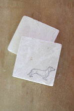 Weiner Dog Marble Coaster