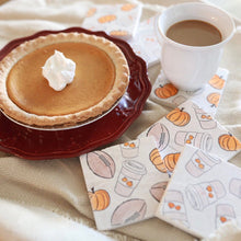 Pumpkin Spice Latte, Pumpkin and Football Marble Coasters