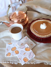 Pumpkin Spice Latte, Pumpkin and Football Marble Coasters