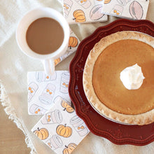Pumpkin Spice Latte, Pumpkin and Football Marble Coasters