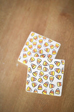 Candy Corn Marble Coaster