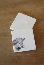 Bull Marble Farmhouse Coaster Gift