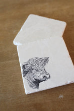 Bull Marble Farmhouse Coaster Gift