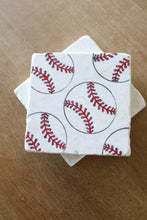 Baseball Marble Stone Coaster Set