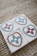 New Mexico Zia Coasters Set of 4. New Mexico Gift. Zia gift/ Albuquerque, Santa Fe, Taos, Las Cruces