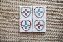 New Mexico Zia Coasters Set of 4. New Mexico Gift. Zia gift/ Albuquerque, Santa Fe, Taos, Las Cruces