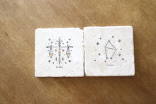 Libra Zodiac Sign Coasters