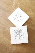 Aries Zodiac Sign Coasters