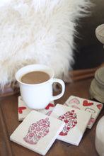 Valentine’s Day Ginger Jar Coaster Set