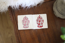 Valentine’s Day Ginger Jar Coaster Set