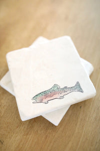 Rainbow Trout Coasters