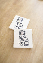 Staffordshire Dog Marble Coaster Set