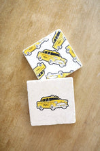 Taxi Marble Coasters