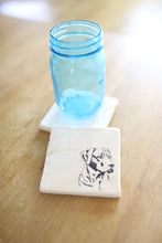 Rhodesian Ridgeback Marble Coasters