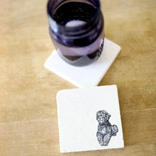 Portuguese Water Dog Marble Coasters