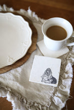 Basset Hound Marble Coasters: Dog Lover Gift