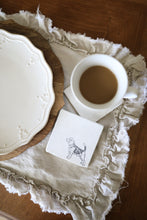 Beagle Marble Drink Coasters